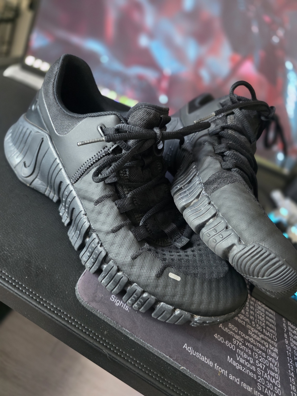Womans Black Nike Metcon 5